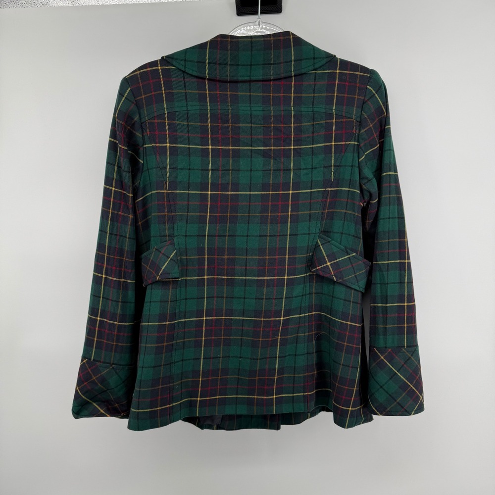 Pendleton Petite Plaid Double Breasted Blazer Jac… - image 5